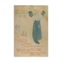 Zaštitni znak Likovna umjetnost 'Elles poster' platno umetnost Henri de Toulouse-Lautrec