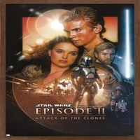 Star Wars: Napad klonova - jedan zidni poster, 14.725 22.375 uokviren