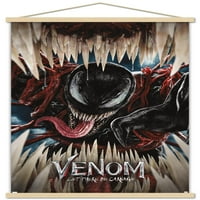 Marvel Venom: Neka bude karne - zubi zidni poster za jedan lim sa magnetnim okvirom, 22.375 34