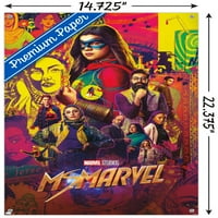 Marvel gospođa Marvel - jedan zidni poster sa push igle, 14.725 22.375