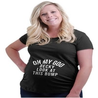 Oh moj Bože Becky pogledaj ovu udarcu ženske majice za majčinstvo majica tie brisco marke m