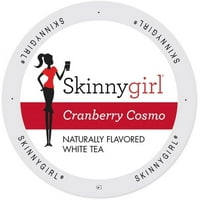 Skinnygirl čaj Cran Cosmo bijeli čaj, porcija šolje za jednu porciju za Keurig K-Cup pivare, Broj