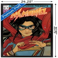 Marvel gospođo Marvel - Comic zidni poster, 22.375 34 uokviren