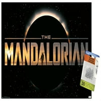 Star Wars: Mandalorian - naslov zidnog postera sa push igle, 14.725 22.375