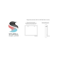 Stupell Industries Keith Haring Monochrome Pop stil Squiggle Text Canvas Wall Art, 40, dizajn Ros Ruseva