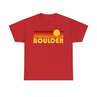 Muška Boulder, Colorado Retro sunce pamuk grafički TShirt