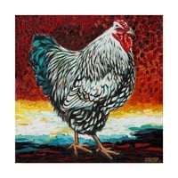 Zaštitni znak likovne umjetnosti 'Fancy piletina I' platna umjetnost carolee vitaletti