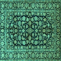 Ahgly Company Machine Persible Pravokutnik Perzijske tirkizne plave Tradicionalne prostirke, 4 '6 '