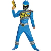 Maskirajte plave Power Rangers Dino Fury mišića Halloween fensi-Dress kostim za dijete, Little Boys S