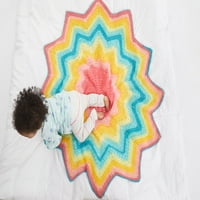 Lavova Marka Pređe Mandala Baby Diagon Alley Self-Striping Baby Light Akrilni Višebojni Paket Pređe
