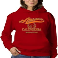 California Girls team Banner Hoodie Women-slika Shutterstock, ženska 5x-velika