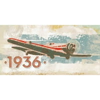 Marmont Hill Vintage Plane 1936 slika Print na platnu