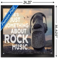 Moai statue - Muzički zidni poster, 14.725 22.375